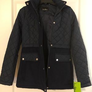 Sam Edelman NWT Size Small Quilted Coat with Wool